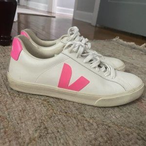 VEJA ESPLAR PINK AND WHITE